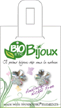 Pendiente Flor Bioetic 10mm Cristal-1