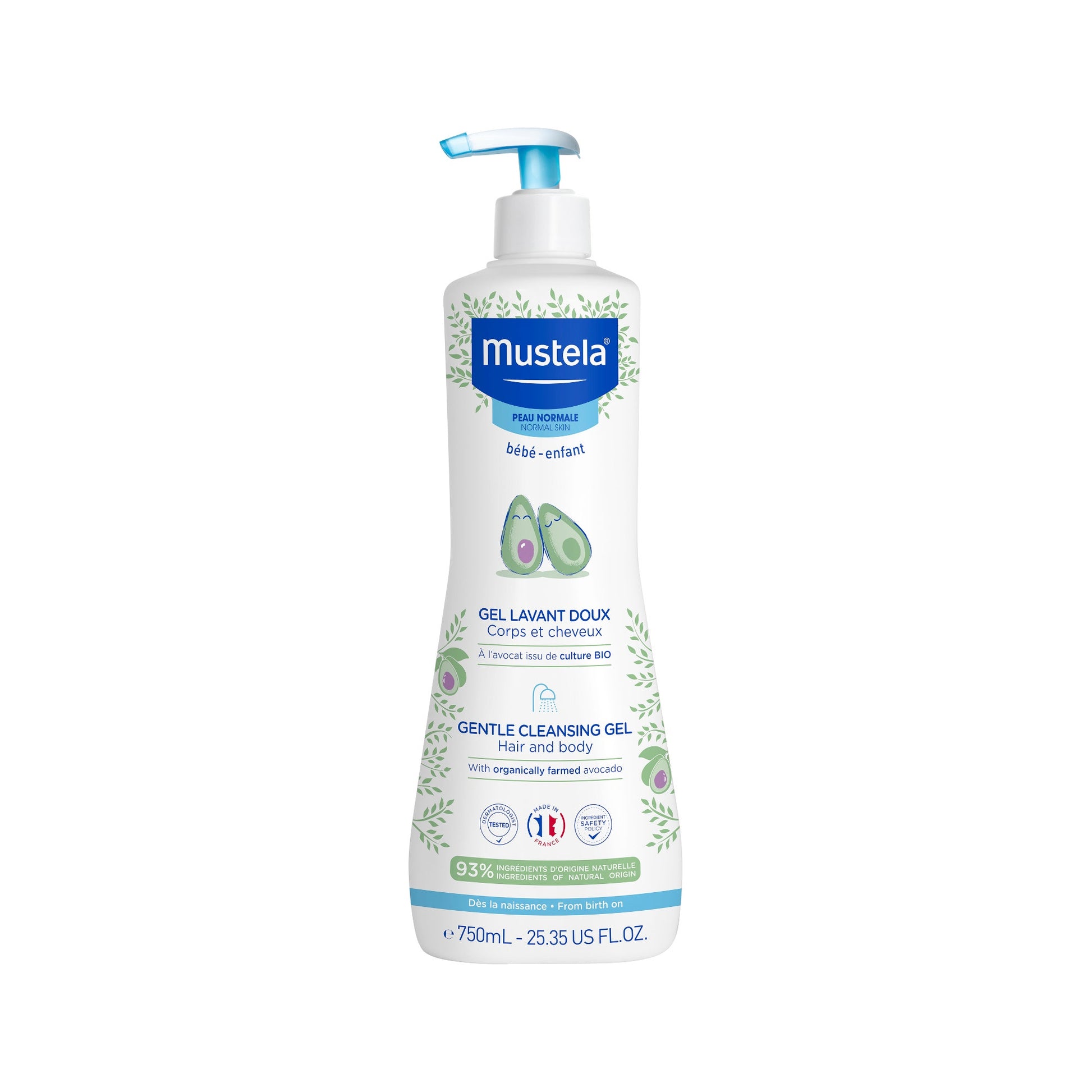 Mustela Limpiador Delicado 750ml-1