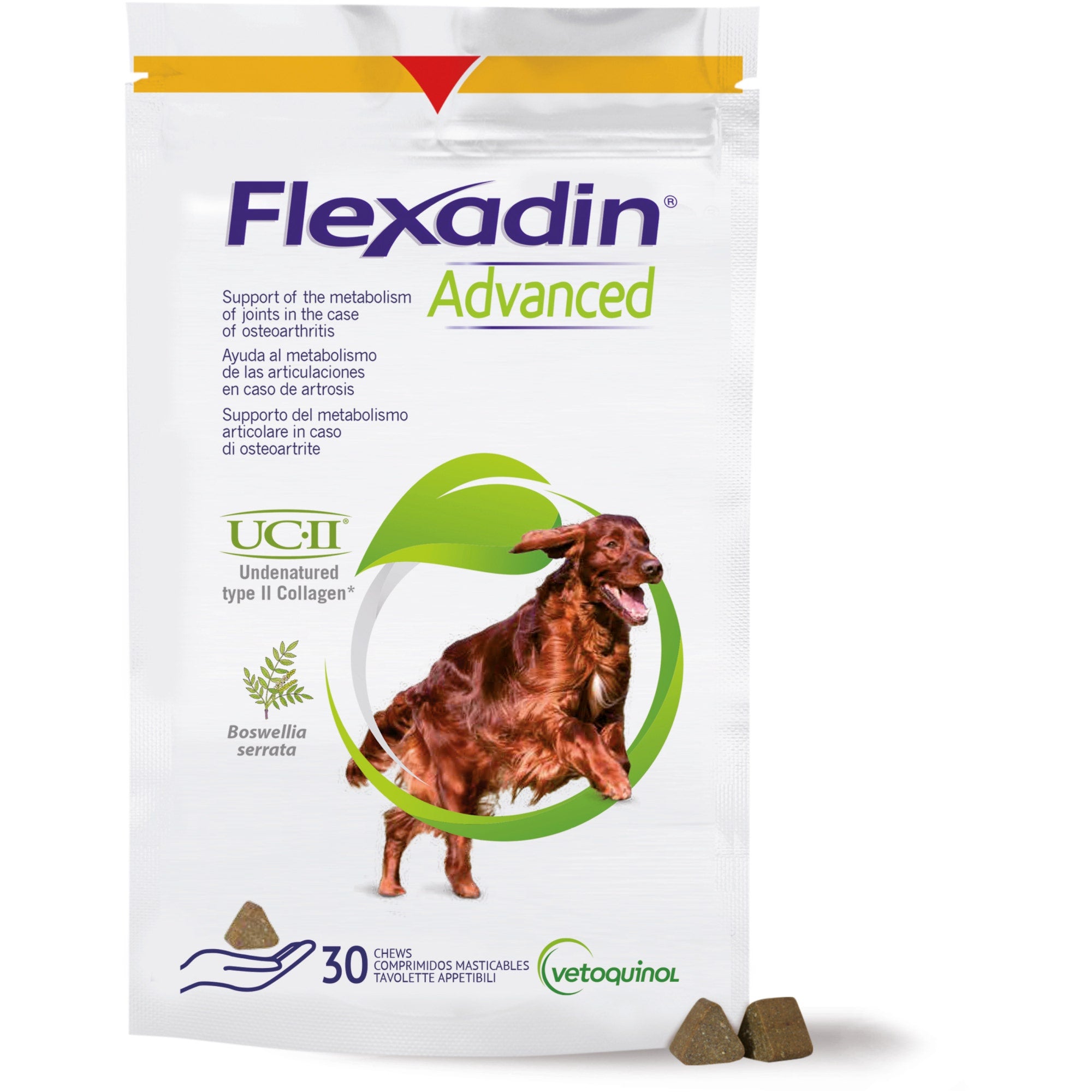 Flexadin Advanced 30 Comprimidos Masticables Para Perros-2