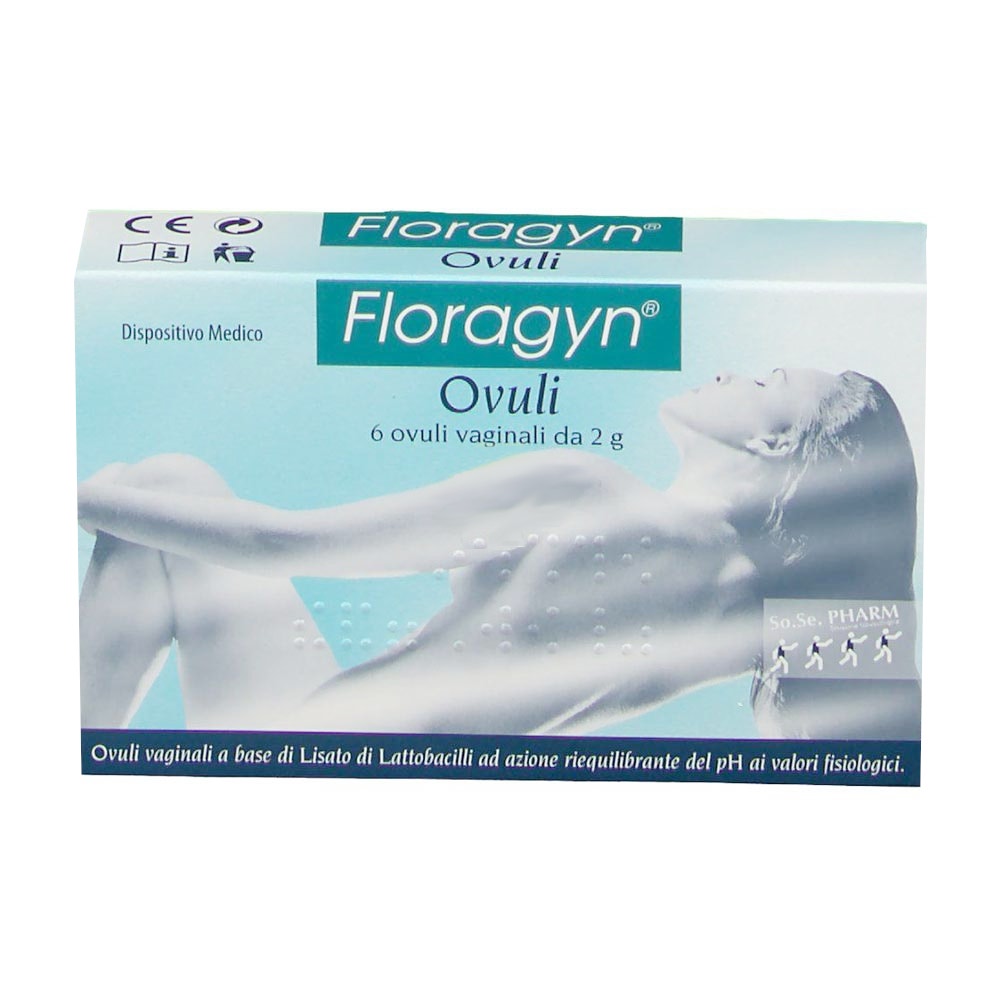 Floragyn Óvulos Vaginales 12g 6 Piezas-3