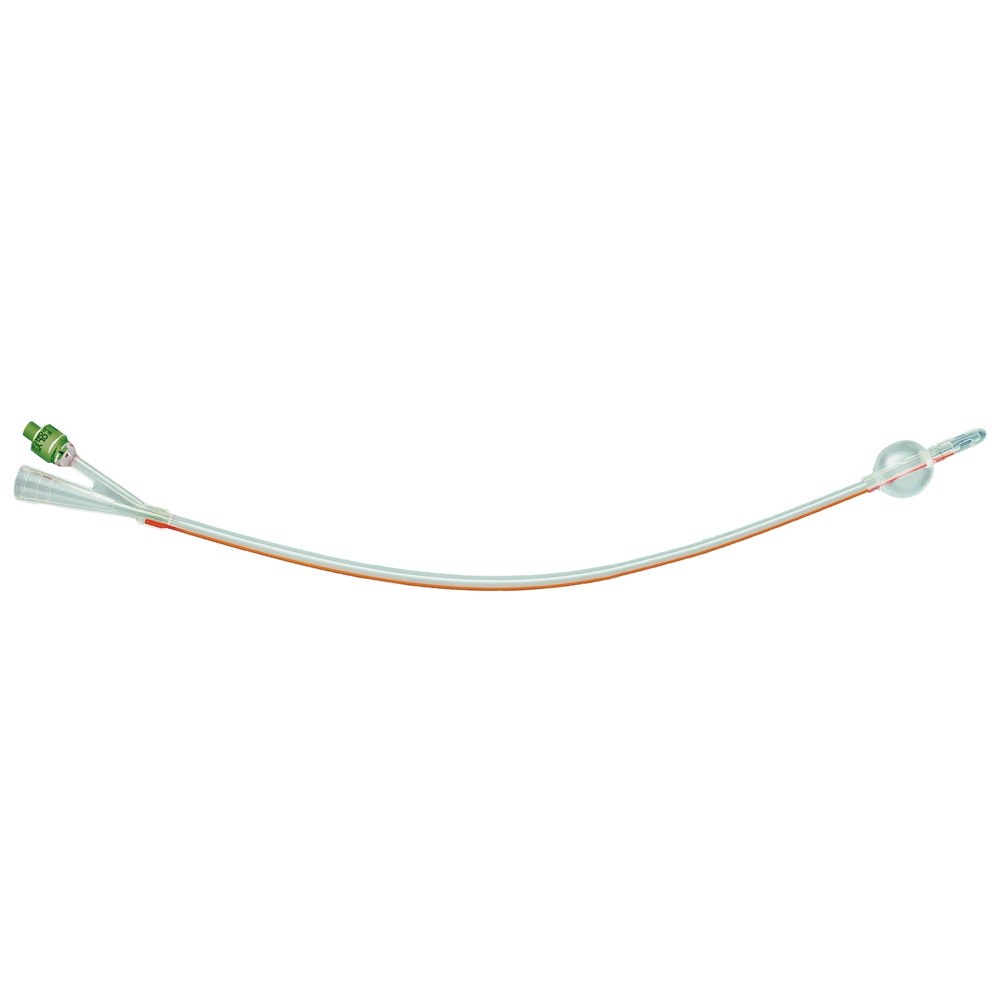 Catéter de Foley de silicona transparente con ranura de 2 vías CH12-2