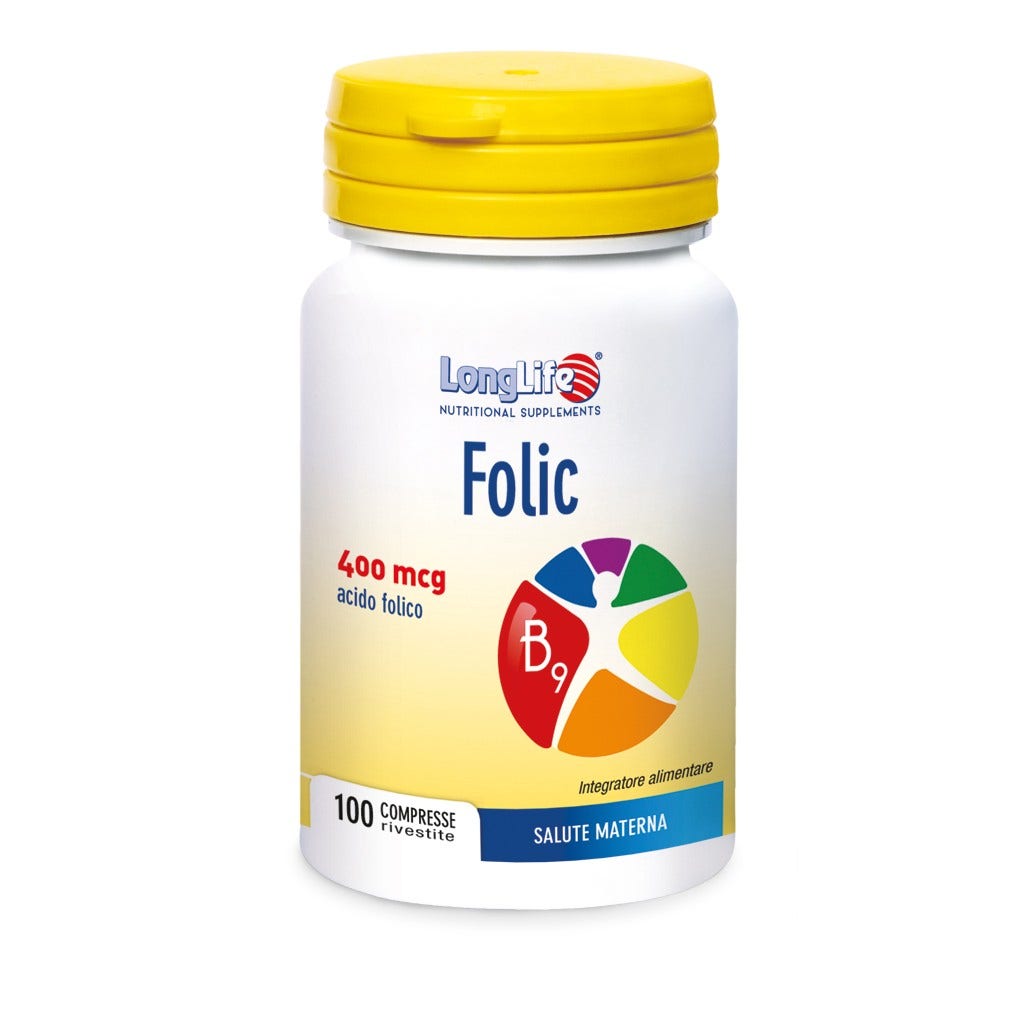 Longlife Folic 400mcg 100 Compresse-2