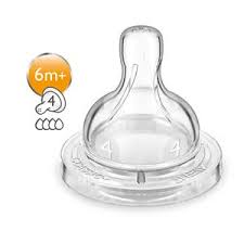 Avent Tetina Fast Flow 4 Orificios 2 Piezas-1