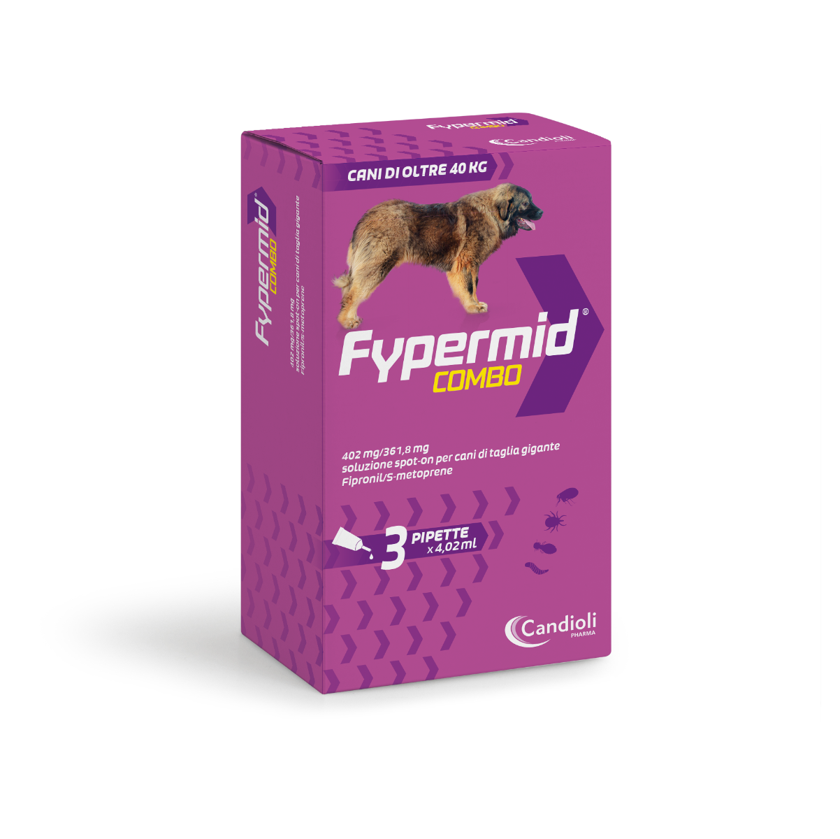 Fypermid Combo 402 mg/ 361,8 Soluzione Spot-On Per Cani Taglia Gigante 3 Pipette Da 4,02 ml-1