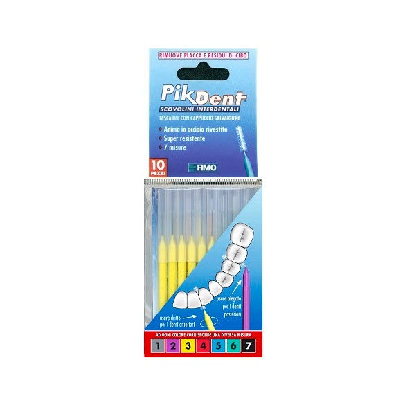 Pikdent Cepillos Interdentales 3 Amarillo 10 Piezas-2
