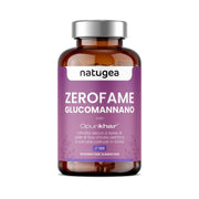 Natugea Glucomanano enriquecido con hojas de higo chumbo del Etna y algarroba siciliana, vegano, 120 comprimidos