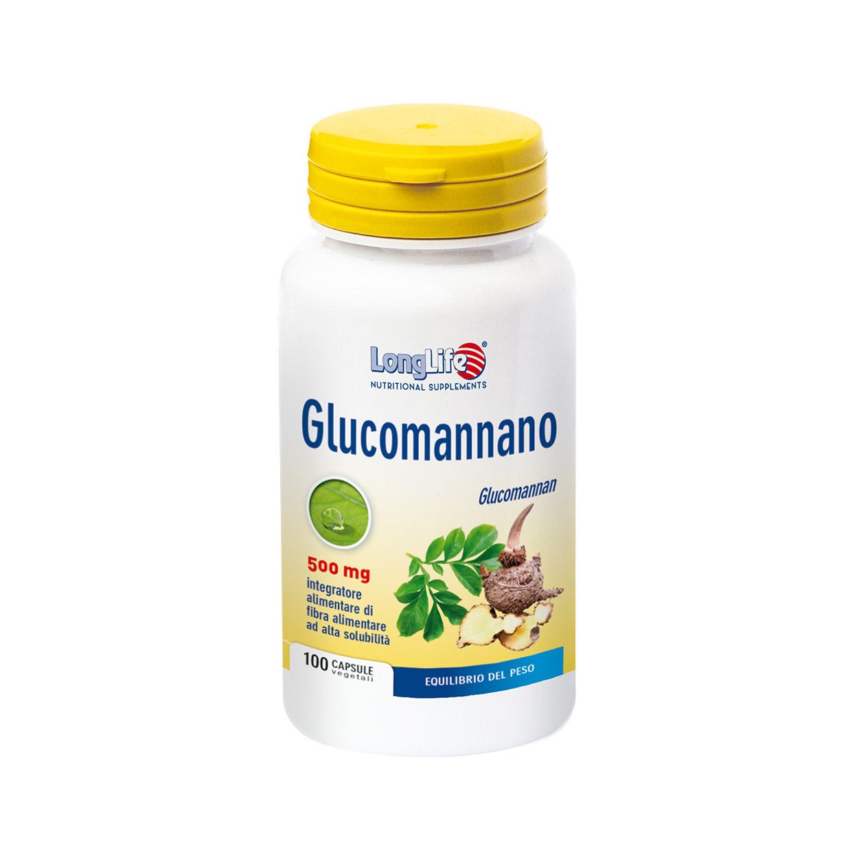 Longlife Glucomanano 100 Cápsulas-3