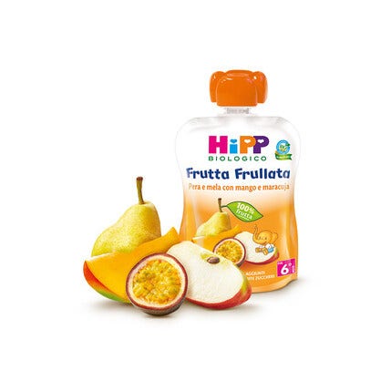 Batido De Manzana Y Pera Hipp Con Mango Y Fruta De La Pasión 90 g-1