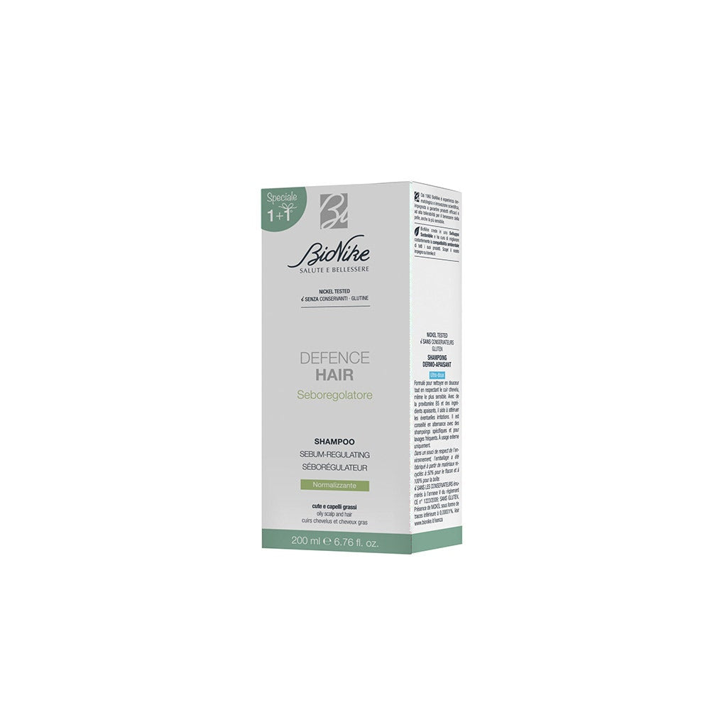 Bionike Defense Champú Seborregulador Fortificante Capilar 200ml-2