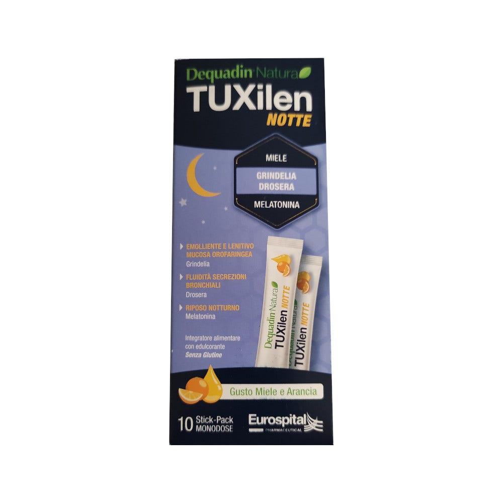 Dequadin Natura Tuxilen Noche 10 sobres de 10 ml