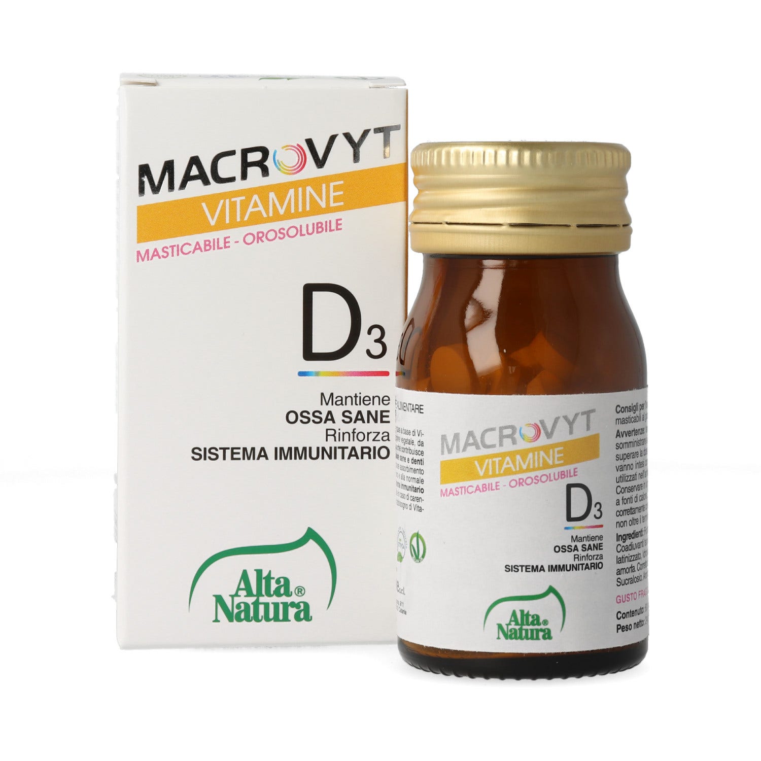 Macrovyt Vitamina D3 60 Comprimidos Bucales-2