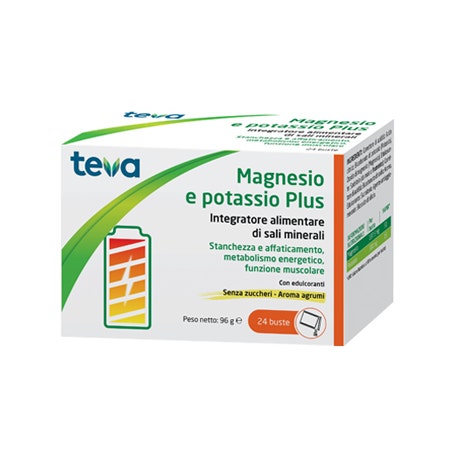Magnesio Y Potasio Plus 24 Sobres Sin Azúcar Sabor Cítrico-2