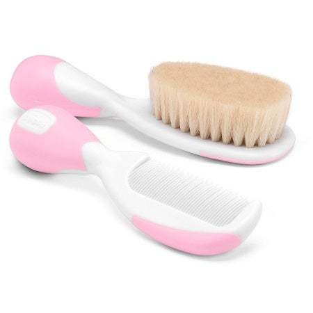 Chicco Cepillo y Peine Rosa-3