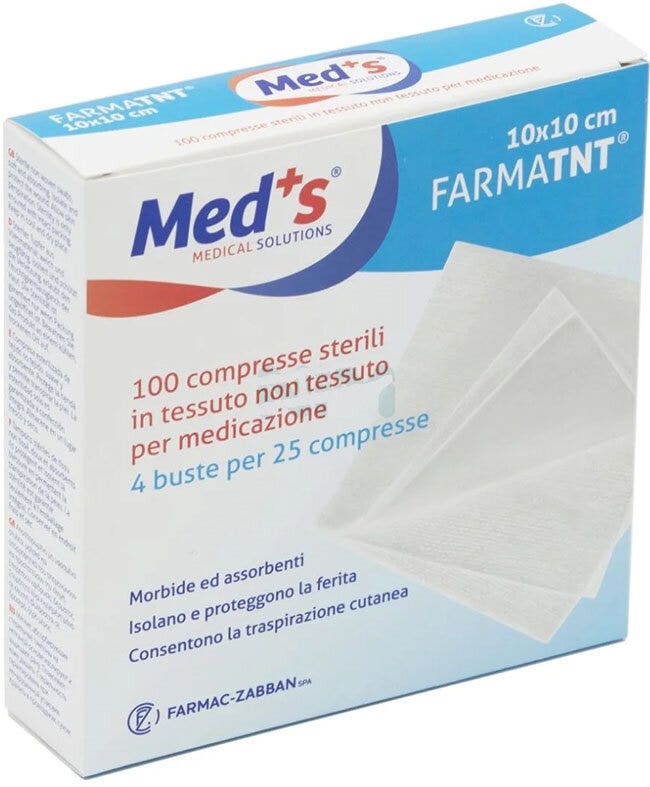 Meds Gasa Tela No Tejida 10x10cm 100 Piezas-1