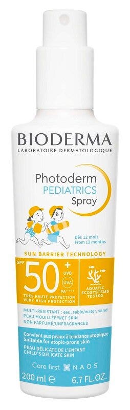 Bioderma Photoderm Pediatrics Spray solar para rostro y cuerpo 200 ml SPF50+