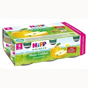 Hipp Bio Manzana Golden Homogeneizada 6x80g-1