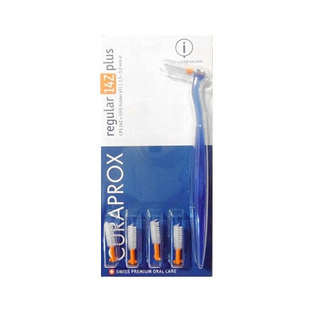 Curaprox CPS Regular 14Z Plus 5 Cepillos + Mango-2