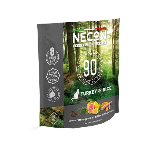 Necon NW Crocchette Gatto Adulto Tacchino E Riso 400gr
