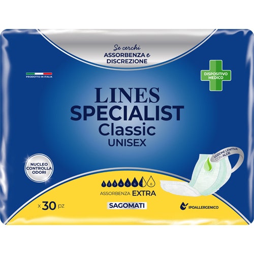 Pañales Lines Specialist Classic Extra Shaped 30 Piezas-2