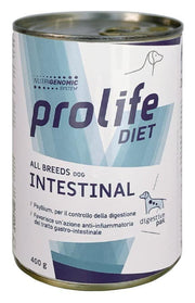 Prolife Diet Dog Intestinal All Breeds Comida húmeda para perros, lata de 400 g