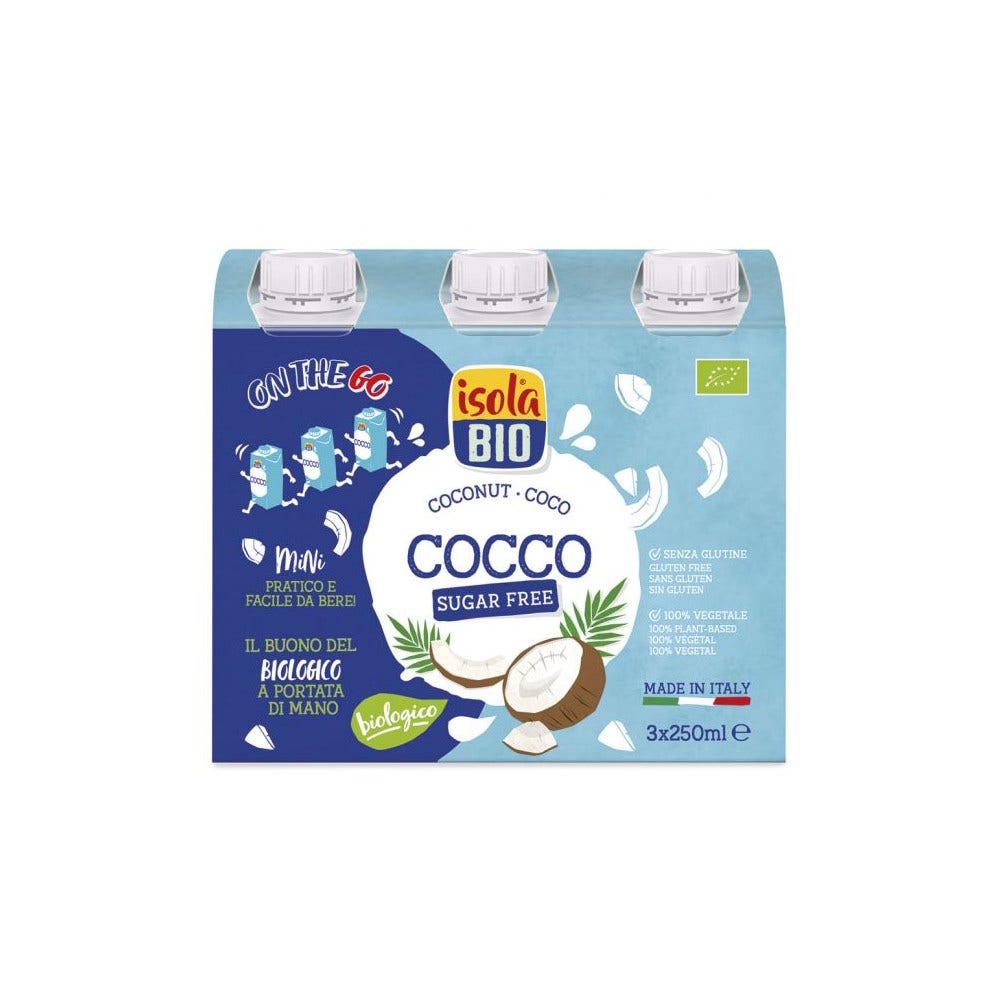 Isola Bio Bebida de coco On The Go 3x250 ml