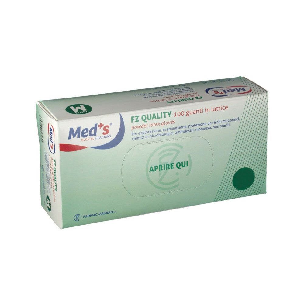 Guante De Látex Para Exploración FZ Quality Meds S 100 Piezas-1