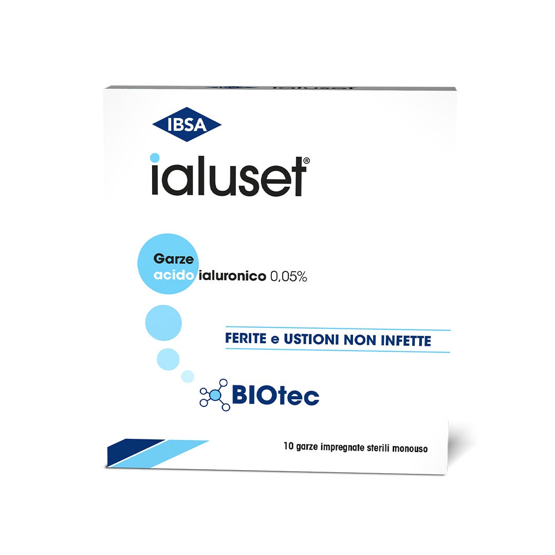 Ialuset Gasas Medicadas 10x10cm 10 Piezas-4