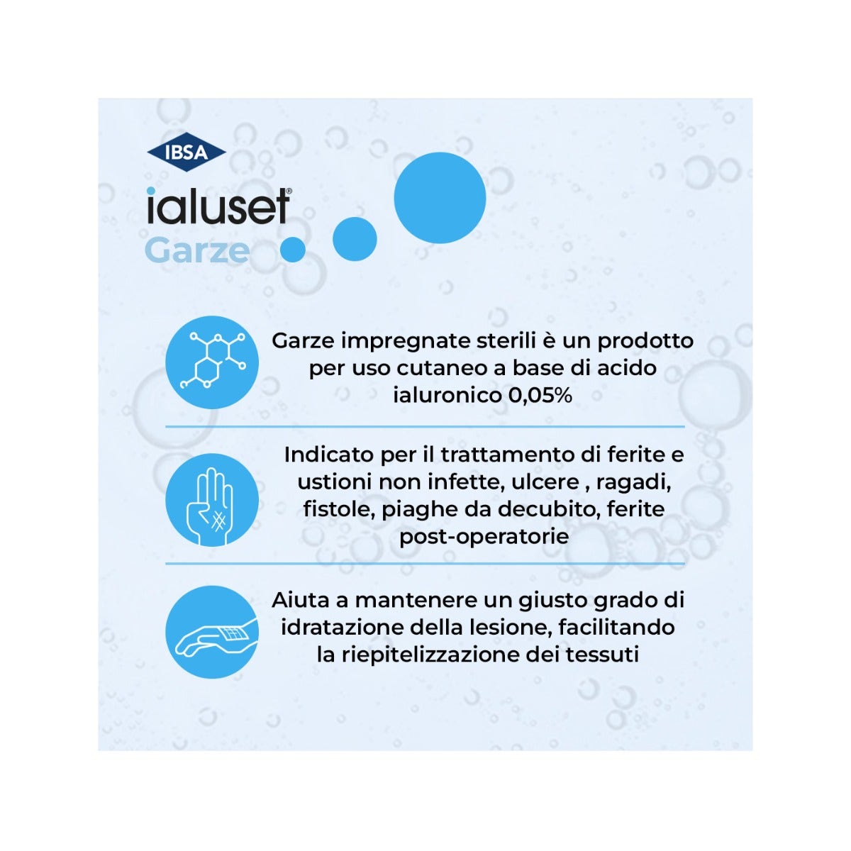 Ialuset Gasas Medicadas 10x10cm 10 Piezas-8