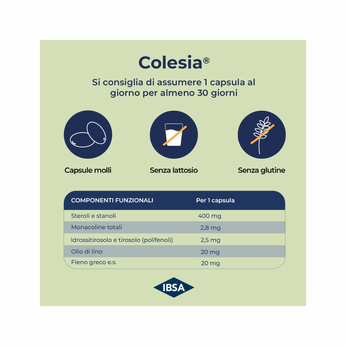 Colesia para el Metabolismo y el Colesterol 30 Cápsulas Blandas-9