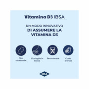Ibsa Vitamina 3D 2000UI 30 Films Bucodispersables-1