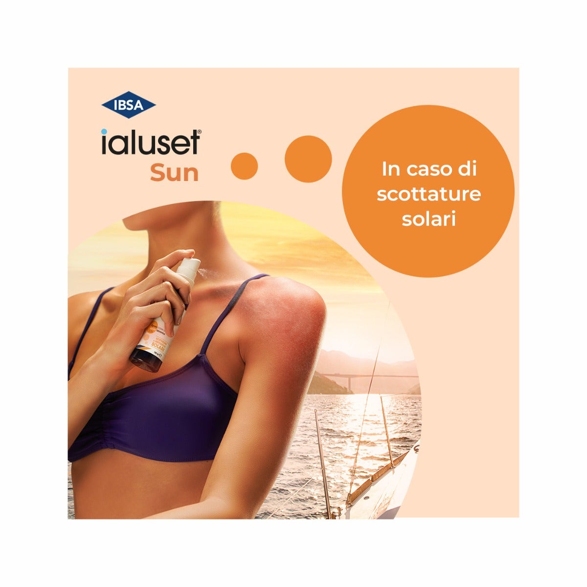 Ialuset Spray Solar para Quemaduras Solares 100 ml