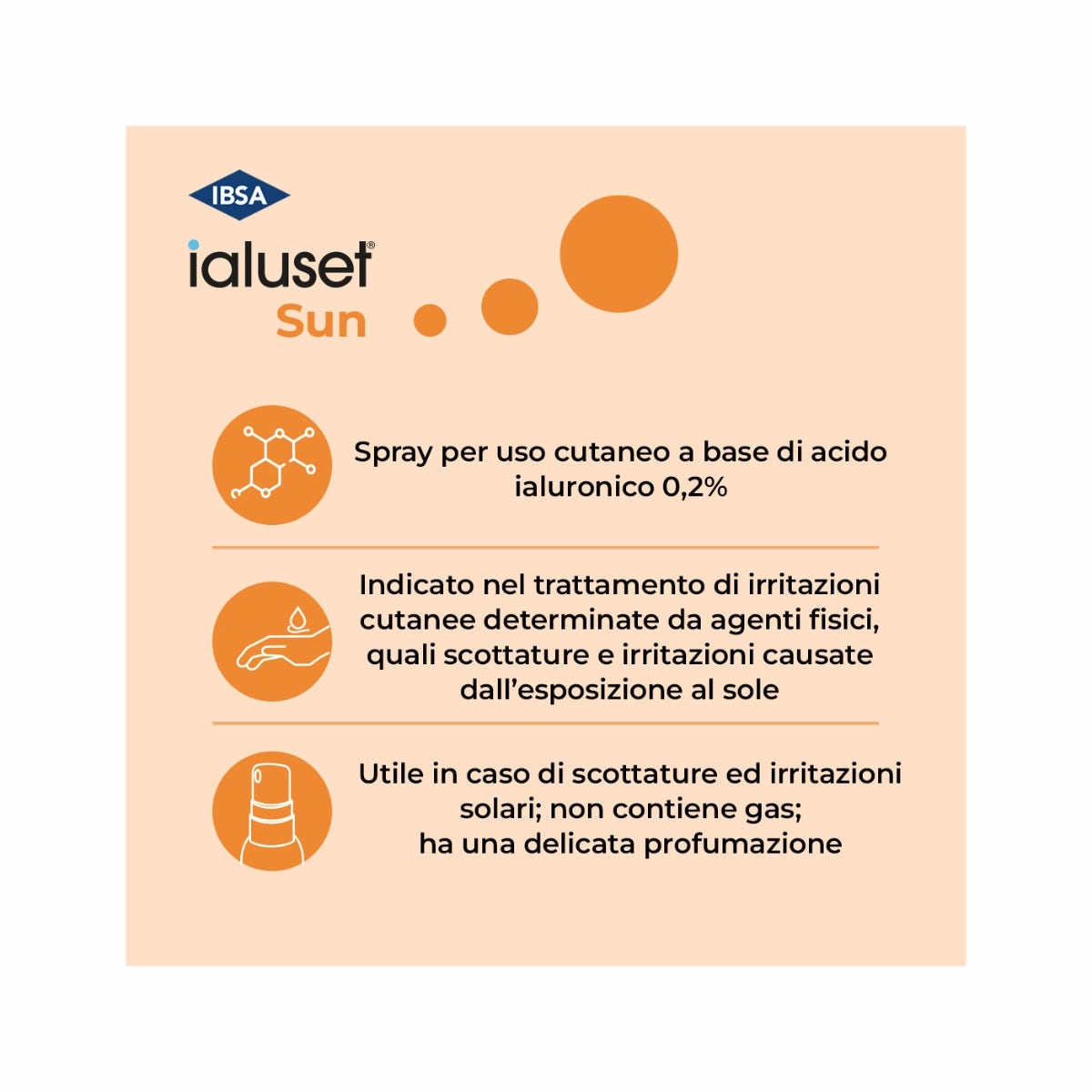 Ialuset Spray Solar para Quemaduras Solares 100 ml
