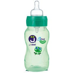 Bimbi B Free Me Verde Biberón Tetina Silicona Polipropileno 260ml 0 Meses +-1
