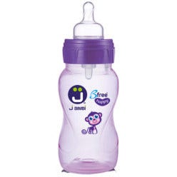 Bimbi B Free Me Morado Biberón Tetina Polipropileno Silicona 260ml 0 Meses +-1