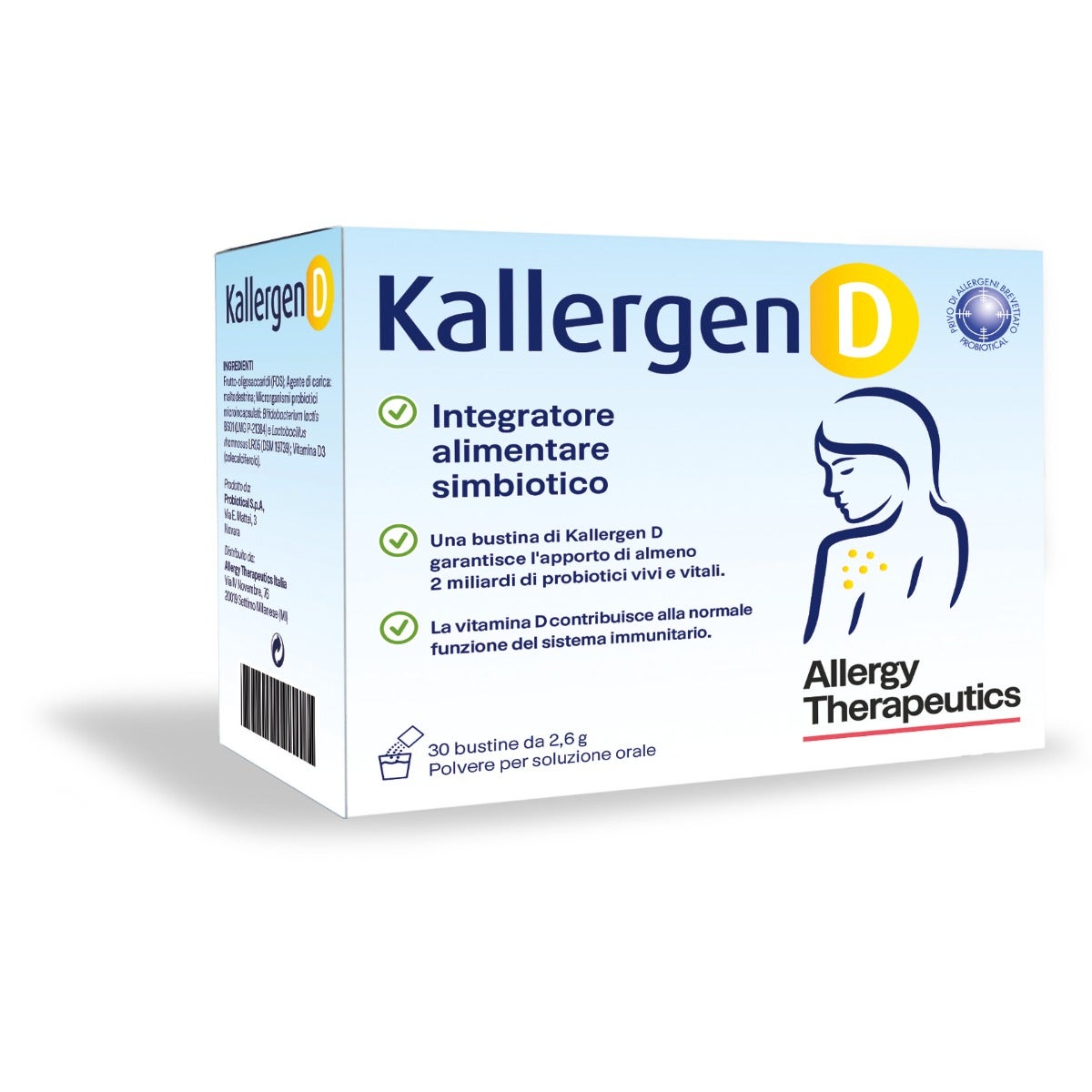 Kallergen D 30 sobres