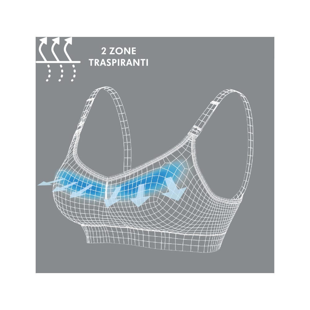 Medela Keep Cool Reggiseno Traspirante Gravidanza E Allattamento Bianco Taglia XL-3