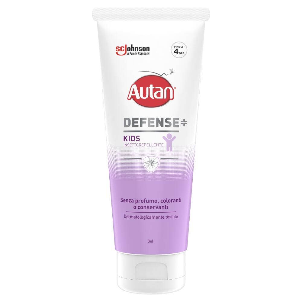 Autan Defense Kids Gel Antizanzare Dermatologicamente Testato Insetto Repellente 100ml