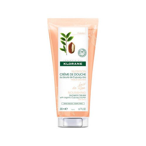 Klorane Crema de Ducha Leche de Rosas 200ml-1