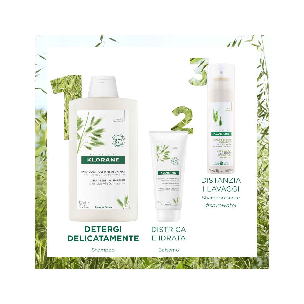 Klorane Shampoo Ultra-Gentile Latte D'Avena 400ml