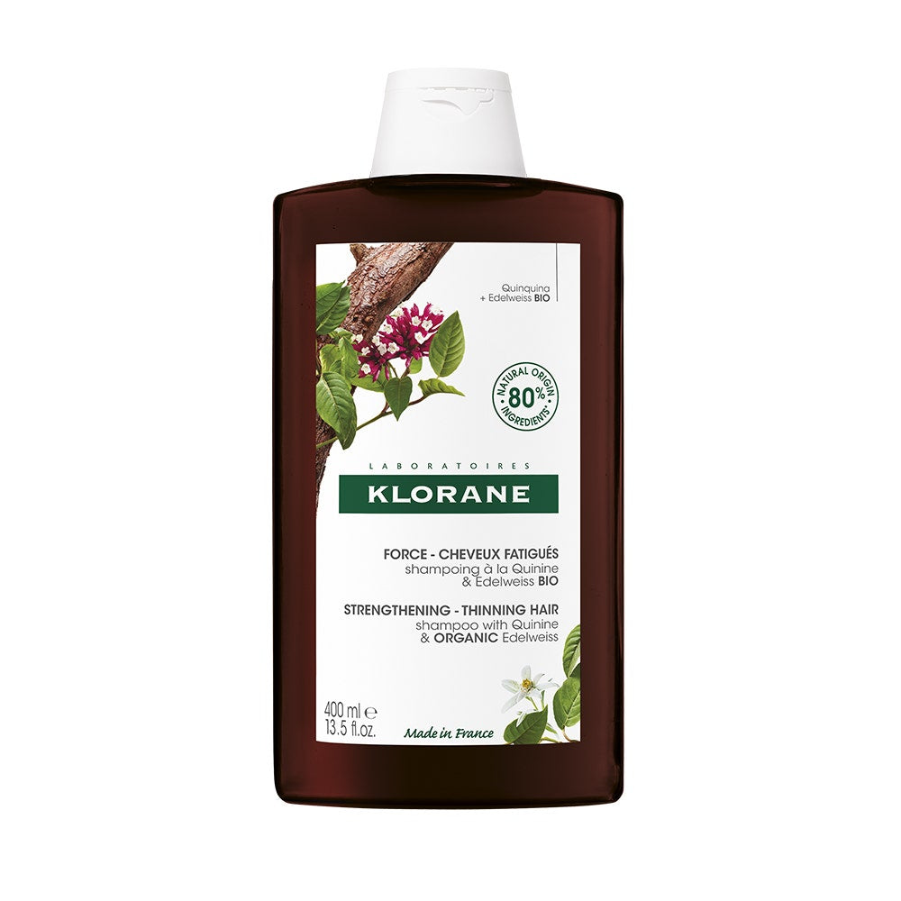 Klorane Champú Con Quinina Y Edelweiss Bio Anticaída 400ml-2