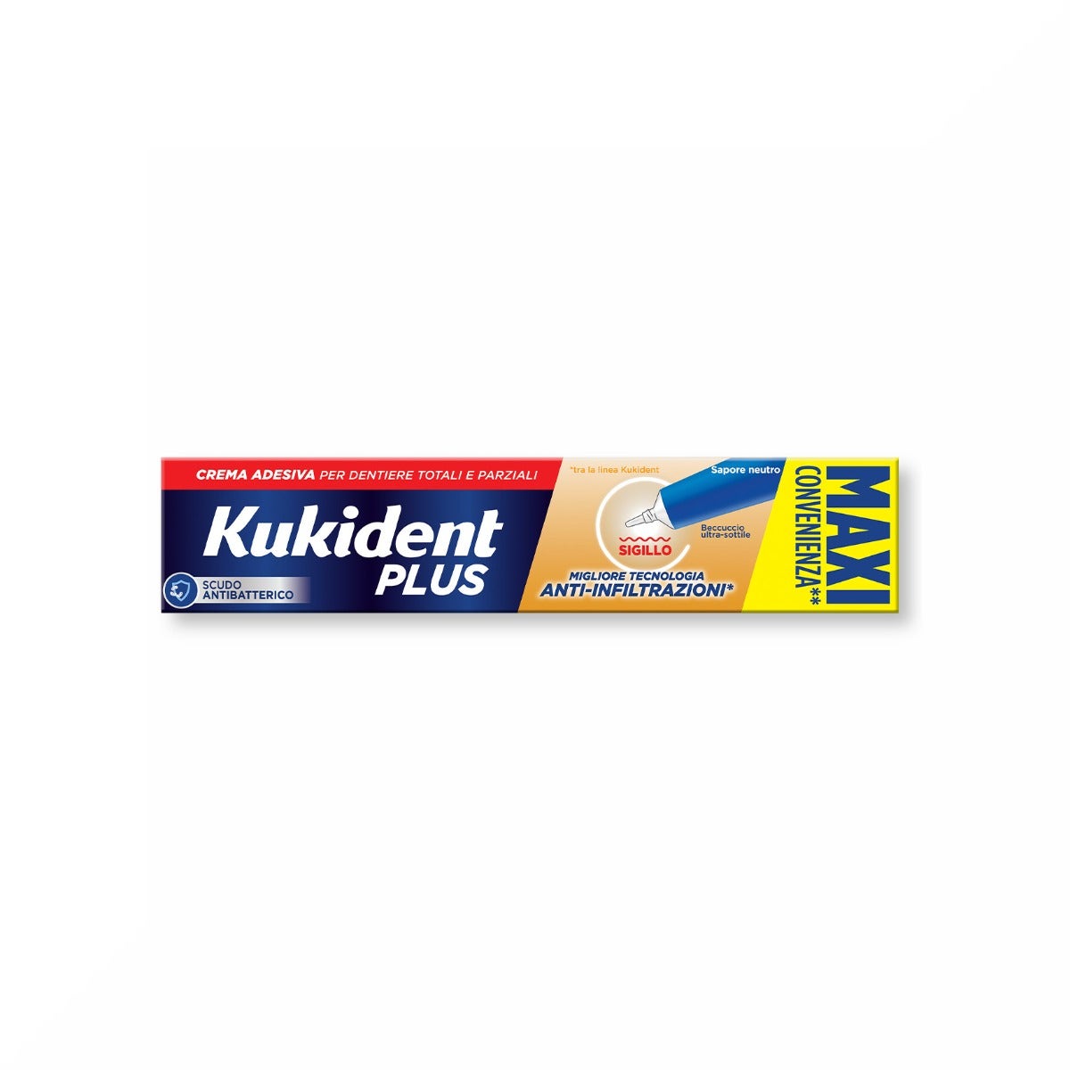Kukident Plus Sellador en crema adhesiva 57 g  Fijación fuerte para dentaduras postizas
