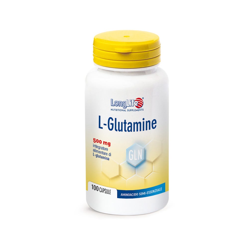 Glutamina Longlife 100 Cápsulas-4