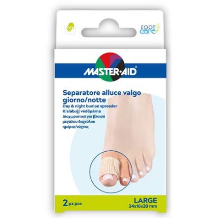 Master-Aid Foot Care Toe Retractor Día/Noche Talla L 2 Piezas-1