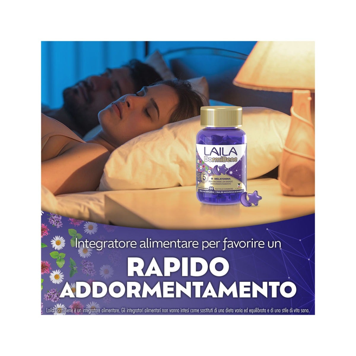 Laila DormiBene Para Dormir 60 Pastillas De Gominola-2