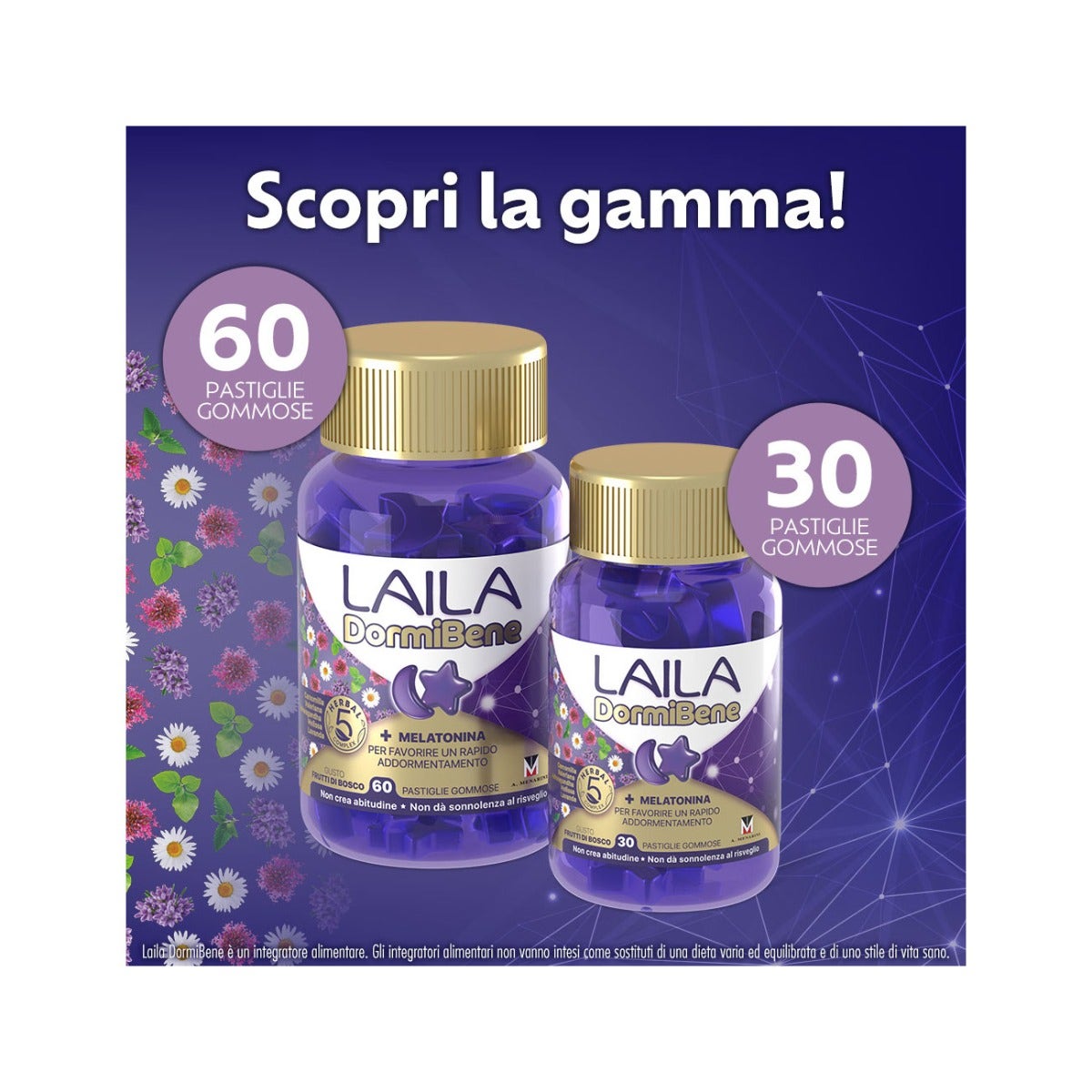 Laila DormiBene Para Dormir 60 Pastillas De Gominola-6