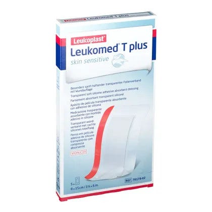 Leukomed T Plus Medicazione Post Operatoria Trasparente Impermeabile 8x15cm 5 Pezzi