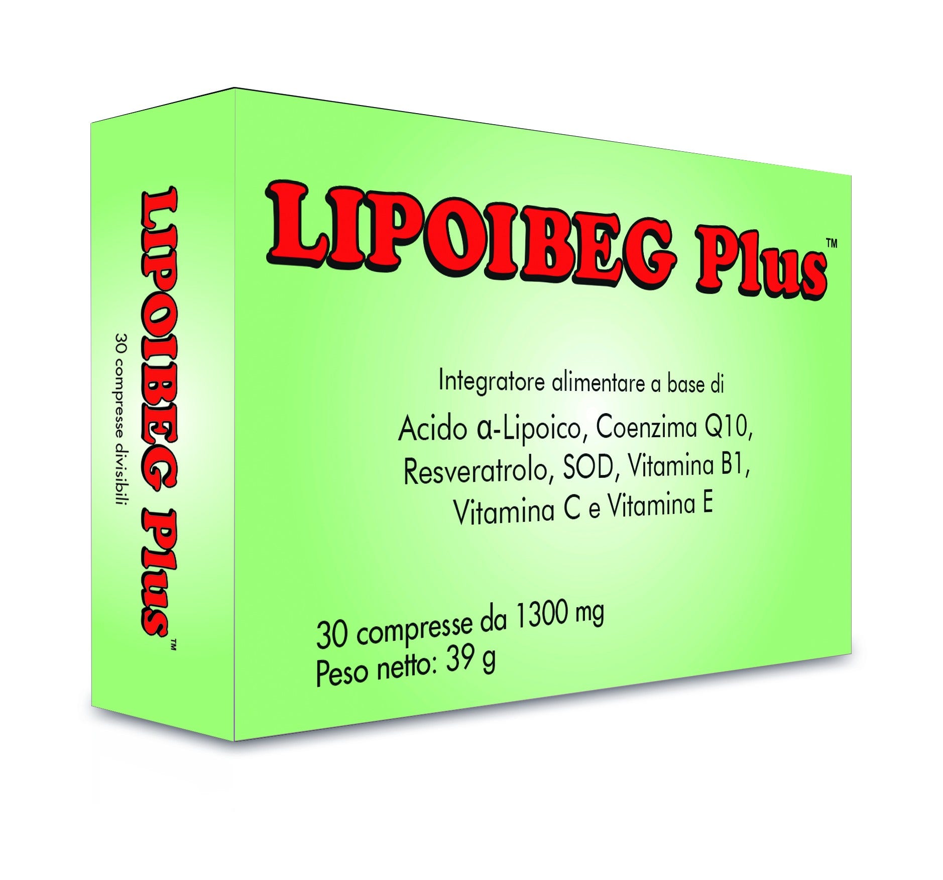 Lipoiberg Plus 30 Comprimidos 1300mg-1