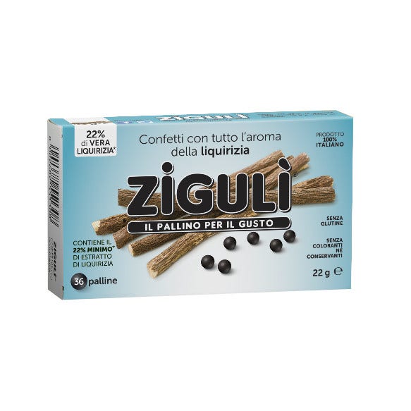 Ziguli Liquirizia 36 Palline 22g-2