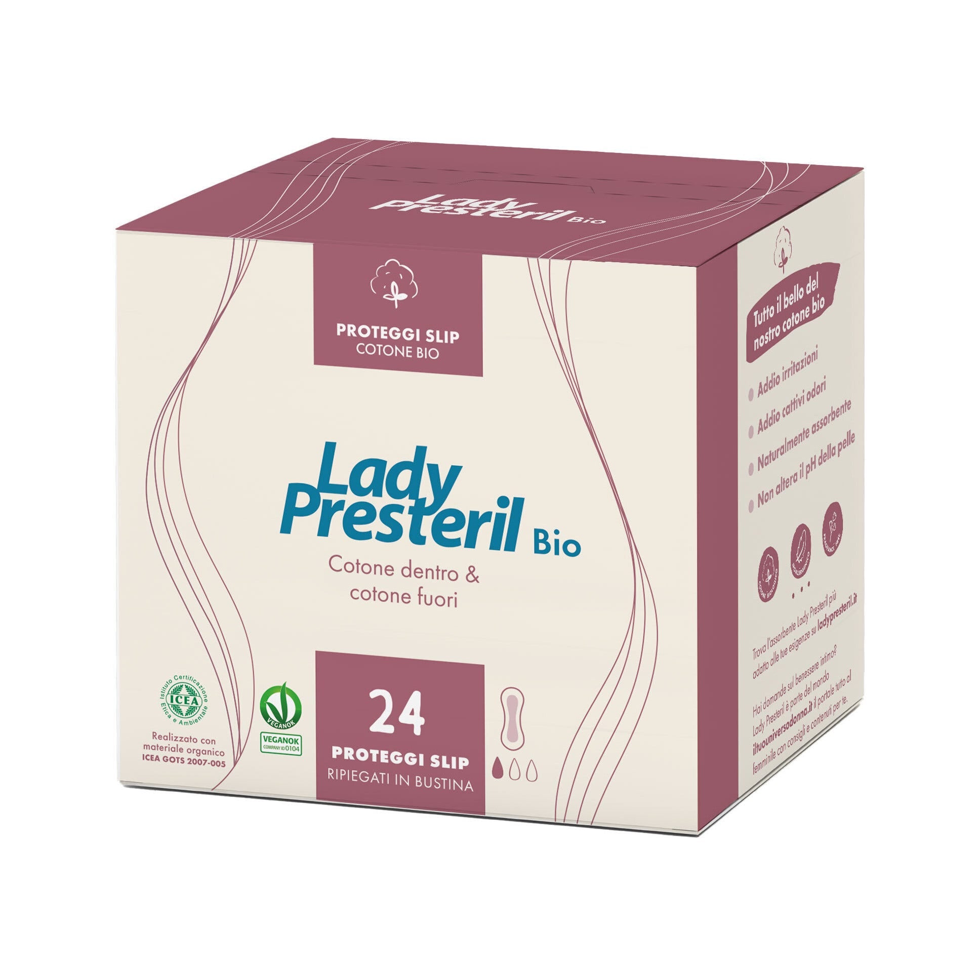 Lady Presteril Antideslizante Pocket Bio 24 Piezas-2