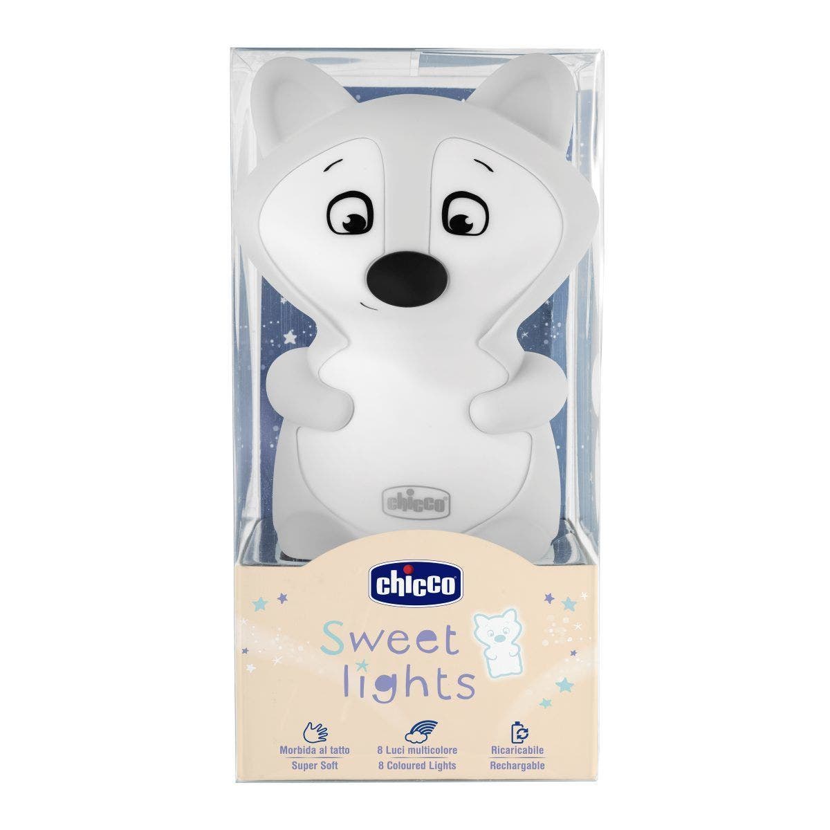 Chicco Luz Nocturna Recargable Fox 1 Pieza-2